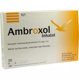 AMBROXOL Inhalaatioliuos sumutinta varten, 20X2 ml