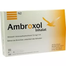 AMBROXOL Inhalaatioliuos sumutinta varten, 50X2 ml