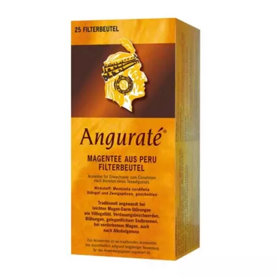ANGURATE Vatsatee-suodatinpussi, 25X1,5 g ANGURATE Vatsatee-suodatinpussi, 25X1,5 g