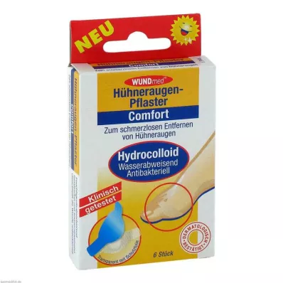 HÜHNERAUGENPFLASTER Comfort hydrokolloidi, 6 kpl HÜHNERAUGENPFLASTER Comfort hydrokolloidi, 6 kpl