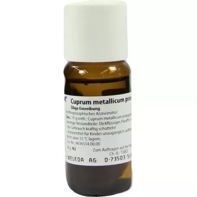 CUPRUM METALLICUM praep.0,4 % öljypitoinen linimentti, 40 g