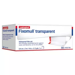 FIXOMULL läpinäkyvä 10 cmx2 m, 1 kpl