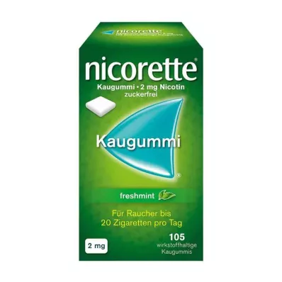 NICORETTE 2 mg freshmint-purukumia, 105 kpl