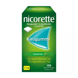 NICORETTE 4 mg freshmint-purukumi, 105 kpl