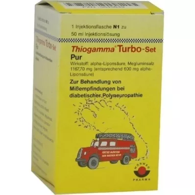 THIOGAMMA Turbosetti Pur injektiopullot, 50 ml