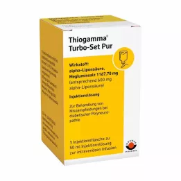 THIOGAMMA Turbosetti Pur injektiopullot, 50 ml