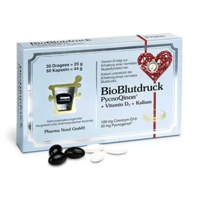 BIO BLUTDRUCK Dragees+kapselit Pharma Nord combip., 1 p BIO BLUTDRUCK Dragees+kapselit Pharma Nord combip., 1 p