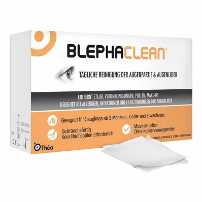 BLEPHACLEAN Steriilit kompressit, 20 kpl