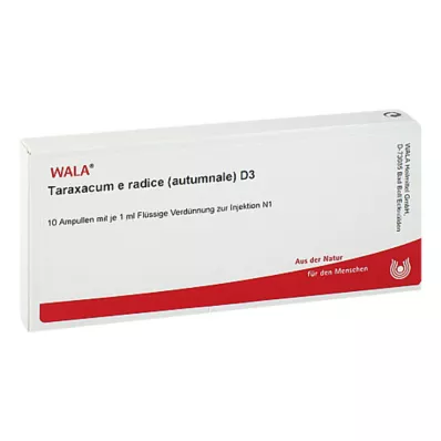 TARAXACUM E Rad.autumnale D 3 Ampullit, 10X1 ml