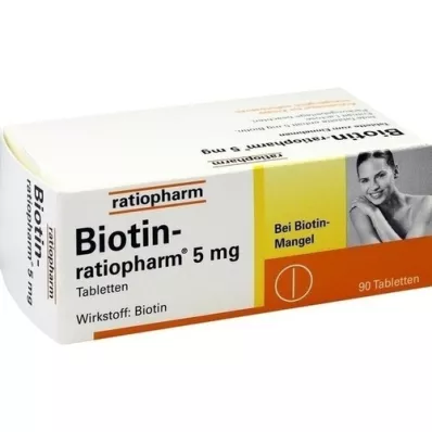 BIOTIN-RATIOPHARM 5 mg tabletit, 90 kpl