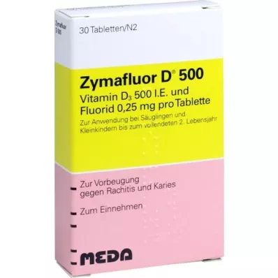 ZYMAFLUOR D 500 tablettia, 30 kpl