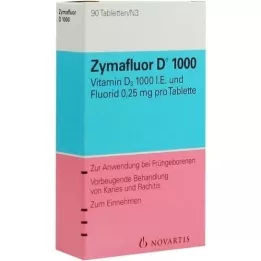 ZYMAFLUOR D 1,000 tablettia, 90 kpl