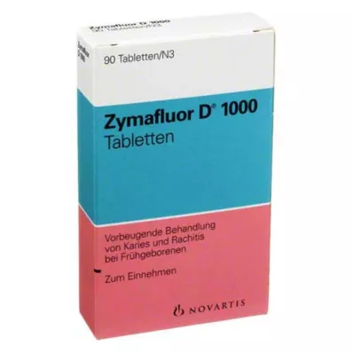 ZYMAFLUOR D 1,000 tablettia, 90 kpl ZYMAFLUOR D 1,000 tablettia, 90 kpl
