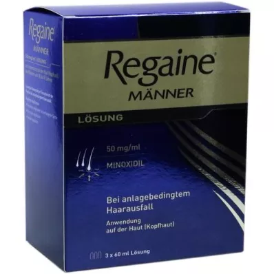 REGAINE Miesten liuos, 3X60 ml