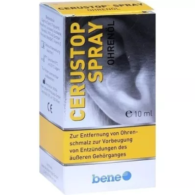 CERUSTOP Korvaöljysuihke, 10 ml