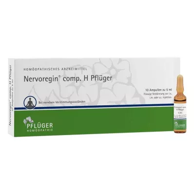 NERVOREGIN comp.H Plough-ampullit, 10 kpl