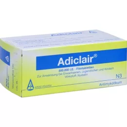 ADICLAIR Kalvopäällysteiset tabletit, 100 kpl