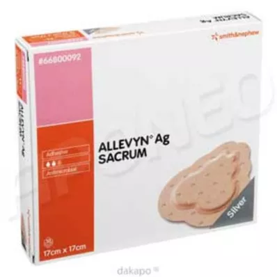 ALLEVYN Ag Sacrum 17x17 cm haavaside, 10 kpl ALLEVYN Ag Sacrum 17x17 cm haavaside, 10 kpl