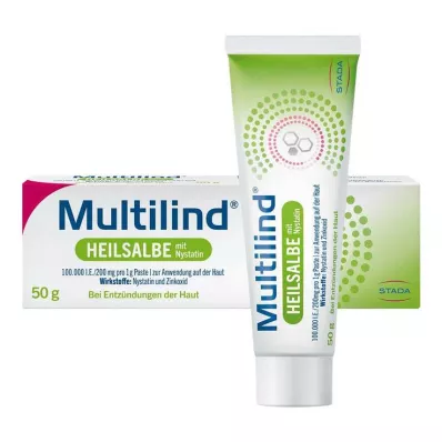 MULTILIND Nystatiini- ja sinkkioksidivoidetta sisältävä voide, 50 g MULTILIND Nystatiini- ja sinkkioksidivoidetta sisältävä voide, 50 g