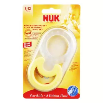 NUK Viilentävä hammasrengassetti, 2 kpl