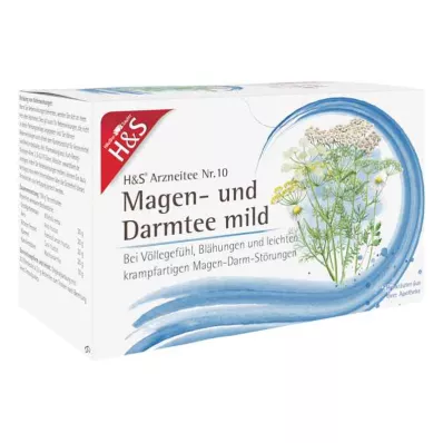 H&amp;S Mieto vatsa- ja suolistotee suodatinpussi, 20X2.0 g