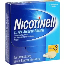 NICOTINELL 7 mg/24 tunnin laastari 17,5 mg, 14 kpl