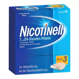 NICOTINELL 7 mg/24 tunnin laastari 17,5 mg, 14 kpl