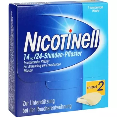 NICOTINELL 14 mg/24 tunnin laastari 35 mg, 7 kpl