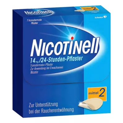 NICOTINELL 14 mg/24 tunnin laastari 35 mg, 7 kpl