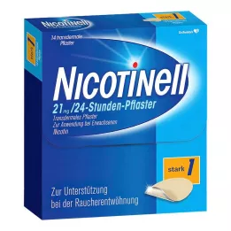 NICOTINELL 21 mg/24 tunnin laastari 52,5 mg, 14 kpl