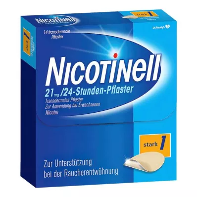 NICOTINELL 21 mg/24 tunnin laastari 52,5 mg, 14 kpl NICOTINELL 21 mg/24 tunnin laastari 52,5 mg, 14 kpl
