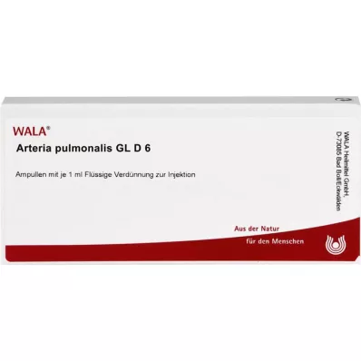ARTERIA PULMONALIS GL D 6 ampullia, 10X1 ml