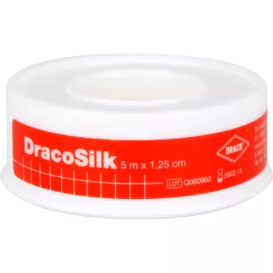 DRACOSILK Kipsirulla 1,25 cmx5 m, 1 kpl