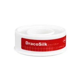 DRACOSILK Kipsirulla 1,25 cmx5 m, 1 kpl