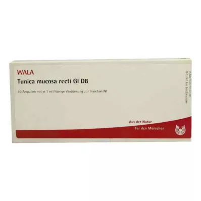 TUNICA limakalvo recti GL D 8 ampullia, 10X1 ml