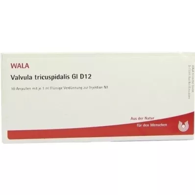 VALVULA tricuspidalis GL D 12 ampullia, 10X1 ml