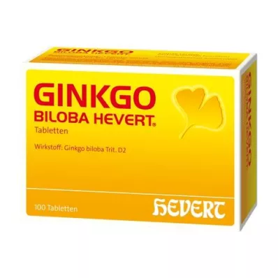 GINKGO BILOBA HEVERT Tabletit, 100 kpl