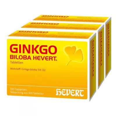 GINKGO BILOBA HEVERT Tabletit, 300 kpl