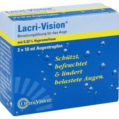 LACRI-VISION Silmätipat, 3X10 ml