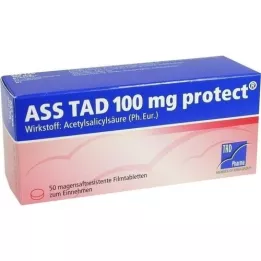 ASS TAD 100 mg suojattu enteropäällysteinen kalvopäällysteinen tabletti, 50 kpl