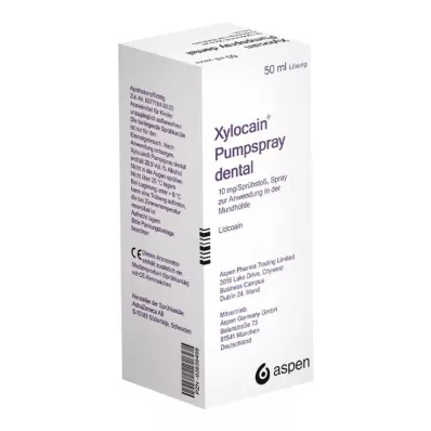 XYLOCAIN PUMPSPRAY DENTAL, 50 ml