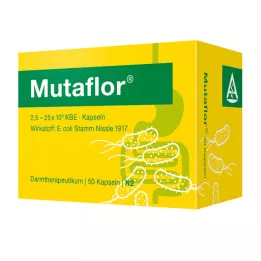 MUTAFLOR enteropäällysteiset kovat kapselit, 50 kpl