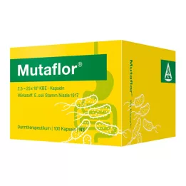 MUTAFLOR enteropäällysteiset kovat kapselit, 100 kpl