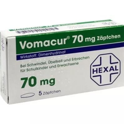 VOMACUR 70 peräpuikkoa, 5 kpl