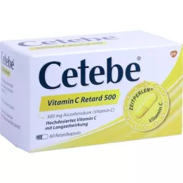 CETEBE C-vitamiinia hitaasti vapauttavia kapseleita 500 mg, 60 kpl