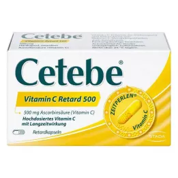 CETEBE C-vitamiinia hitaasti vapauttavia kapseleita 500 mg, 60 kpl