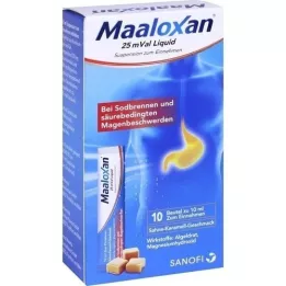 MAALOXAN 25 mVal neste, 10X10 ml