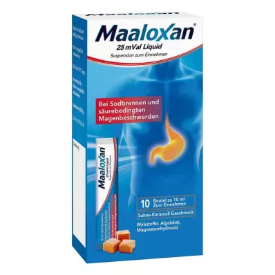 MAALOXAN 25 mVal neste, 10X10 ml MAALOXAN 25 mVal neste, 10X10 ml