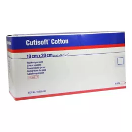 CUTISOFT Puuvilla Compr.10x20 cm ster.8x, 25X2 St