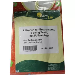 LÄTZCHEN Jatko-osa, jossa tasku, 2-puoleinen teksti, jossa on painonapit, 1 kpl